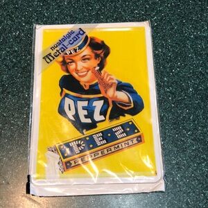 Robert Opie Collection Metal Pez sign